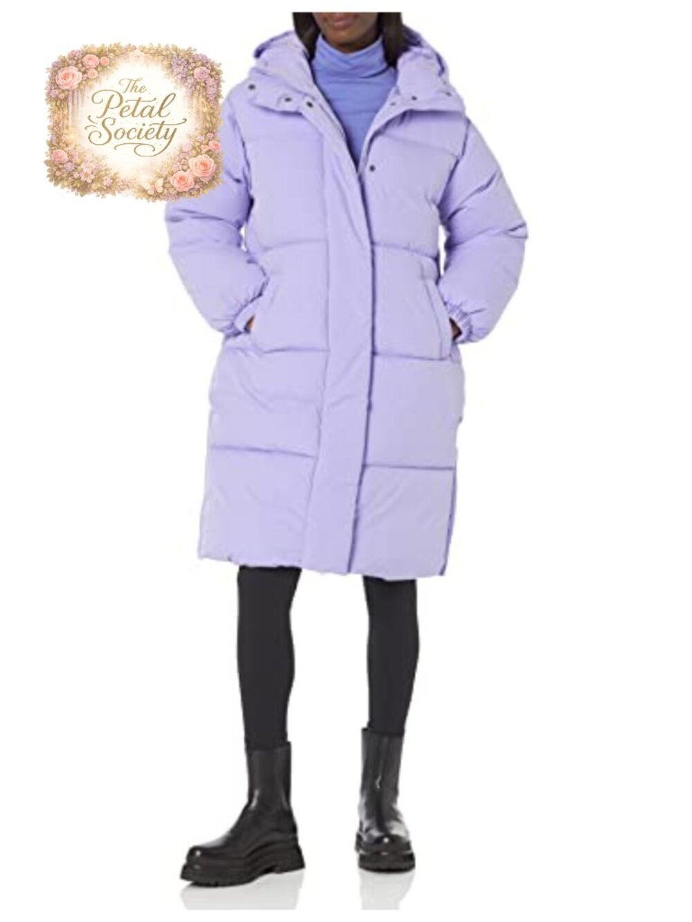 Oversized Long Hooded Insulated Puffer Jacket Water-Resistant
